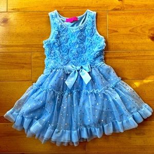 Toddler Blue Tutu Dress